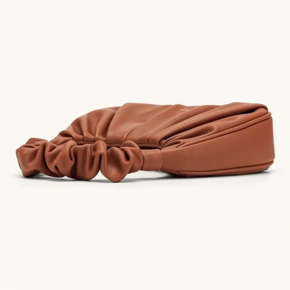 JW PEI Gabbi Ruched Hobo Handbag in Nutella - Picture 2 of 11